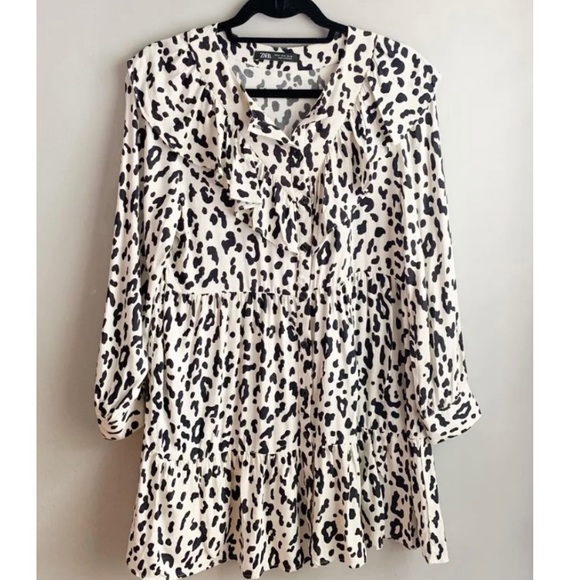 Zara Dresses & Skirts - Zara Leopard mini dress